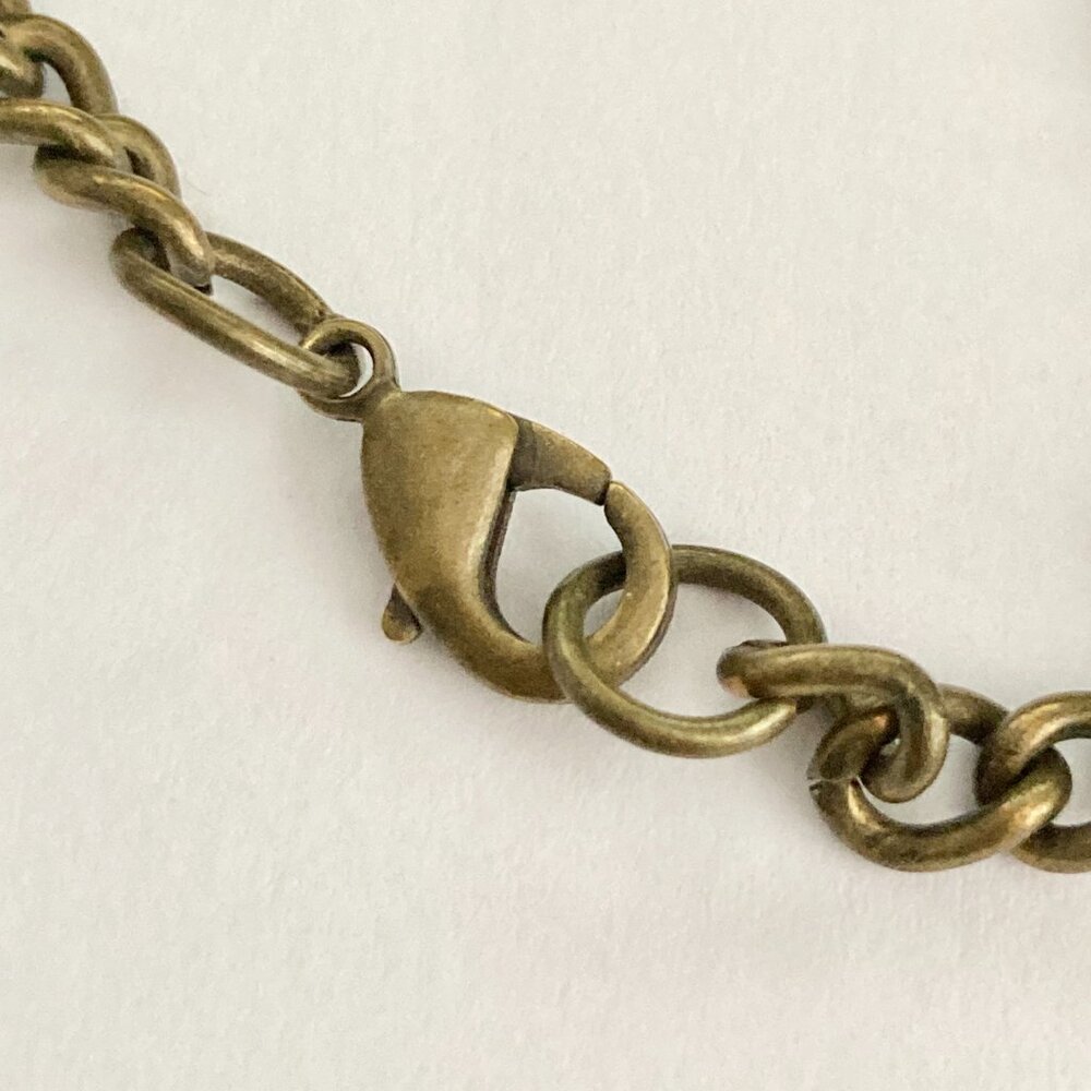 Disney Gold Pirate League Skull Medallion Vintage Necklace - Picture 7 of 9
